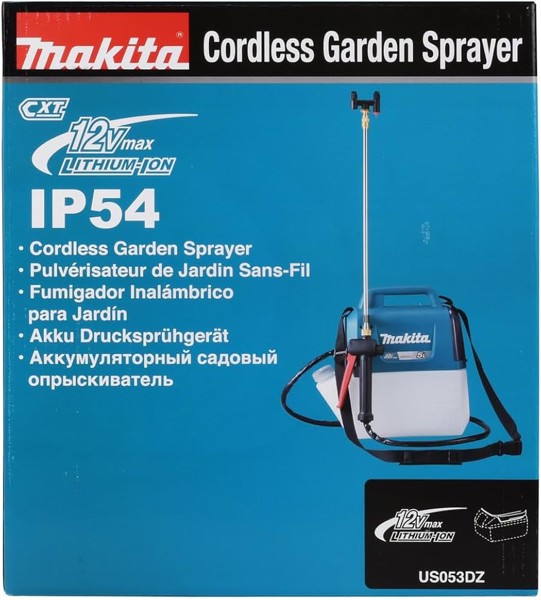 PISTOLA PULVERIZADORA DE JARDIM A BATERIA 12V MAKITA - US053DZ