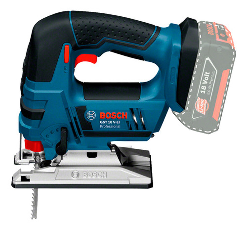 SERRA TICO TICO A BATERIA 18V BOSCH - GST 18V-LI-B - 060158J3D2