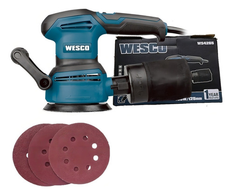 LIXADEIRA ORBITAL VELCRO COM 400W WESCO - WS4265 220V