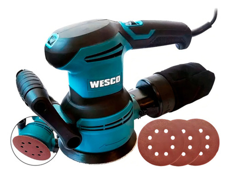 LIXADEIRA ORBITAL VELCRO COM 400W WESCO - WS4265 220V