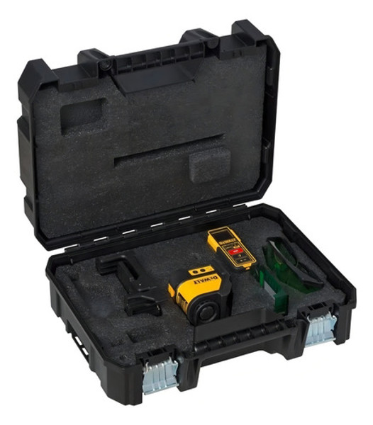 KIT NIVEL VERDE E TRENA LASER 30MTS COM MALETA DEWALT - DW0889CG-XJ