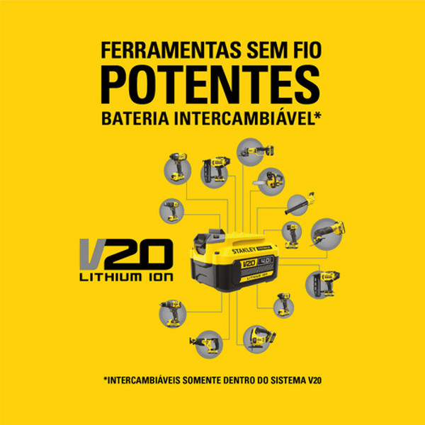 MARTELETE DE IMPACTO COM 800W E MALETA STANLEY - SHR263KA-BR 127V