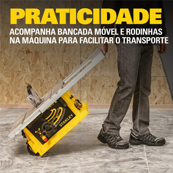 SERRA MESA BANCADA 10" COM 1800W STANLEY - SST1801-B2 220V