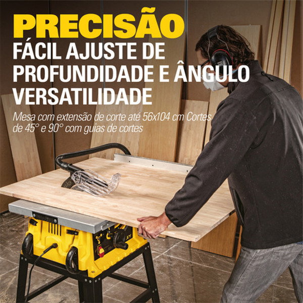 SERRA MESA BANCADA 10" COM 1800W STANLEY - SST1801-B2 220V