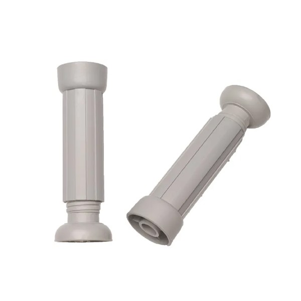 PE DE PLASTICO REGULAVEL REDONDO 130MM BRANCO