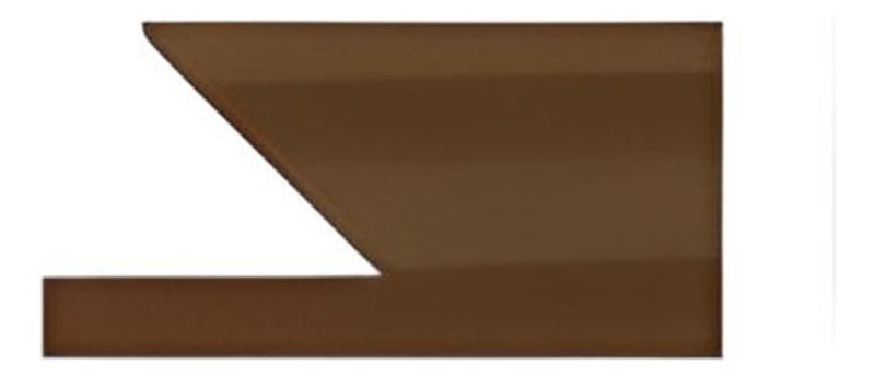 FRESA PERFIL CAVA 45° DE 40MM COM HASTE 12MM RADIX - 2059100.06