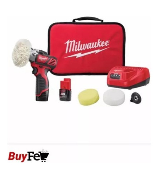 MINI POLITRIZ 3" BATERIA 12V COMPLETA COM BOLSA MILWAUKEE - 2438-159