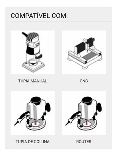 FRESA DE ARREDONDAR D-31.8MM COM ROLAMENTO E HASTE DE 6MM FREUD - 34-11406P