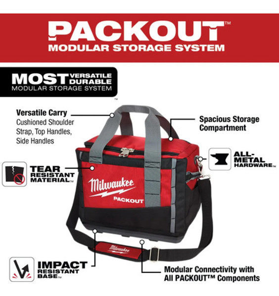 BOLSA DE FERRAMENTAS PACKOUT MILWAUKEE GRANDE - 48-22-8321