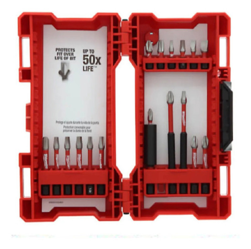 JOGO DE 18PCS COM PONTA SHOCKWAVE E ESTOJO MILWAUKEE - 48-32-4403