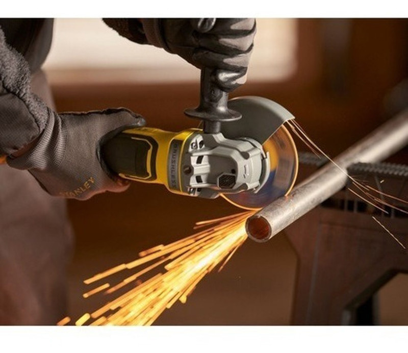 ESMERILHADEIRA ANGULAR 4.1/2'' A BATERIA 20V STANLEY - SBG700B-B2