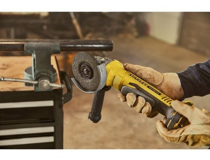 ESMERILHADEIRA ANGULAR 4.1/2'' A BATERIA 20V STANLEY - SBG700B-B2