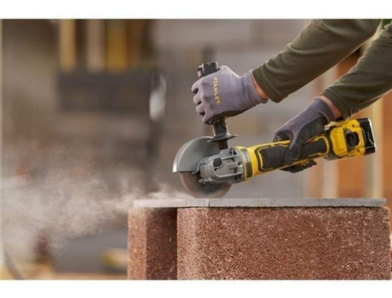 ESMERILHADEIRA ANGULAR 4.1/2'' A BATERIA 20V STANLEY - SBG700B-B2