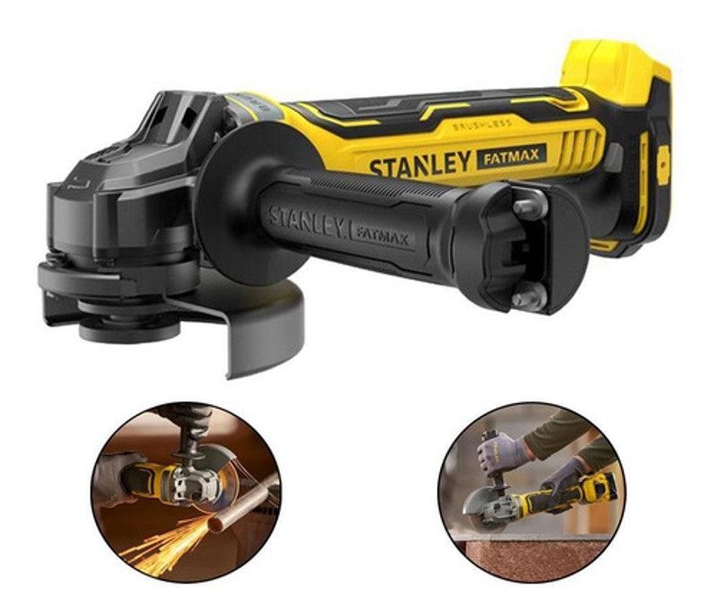 ESMERILHADEIRA ANGULAR 4.1/2'' A BATERIA 20V STANLEY - SBG700B-B2