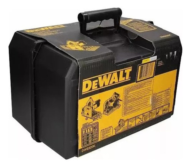 SERRA CIRCULAR DE TRILHO 185MM COM 1300W E MALETA DEWALT - DWS520K-B2 220V