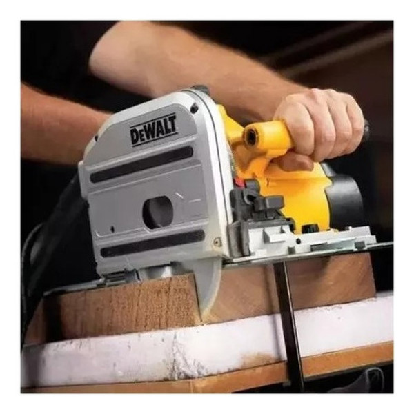 SERRA CIRCULAR DE TRILHO 185MM COM 1300W E MALETA DEWALT - DWS520K-B2 220V