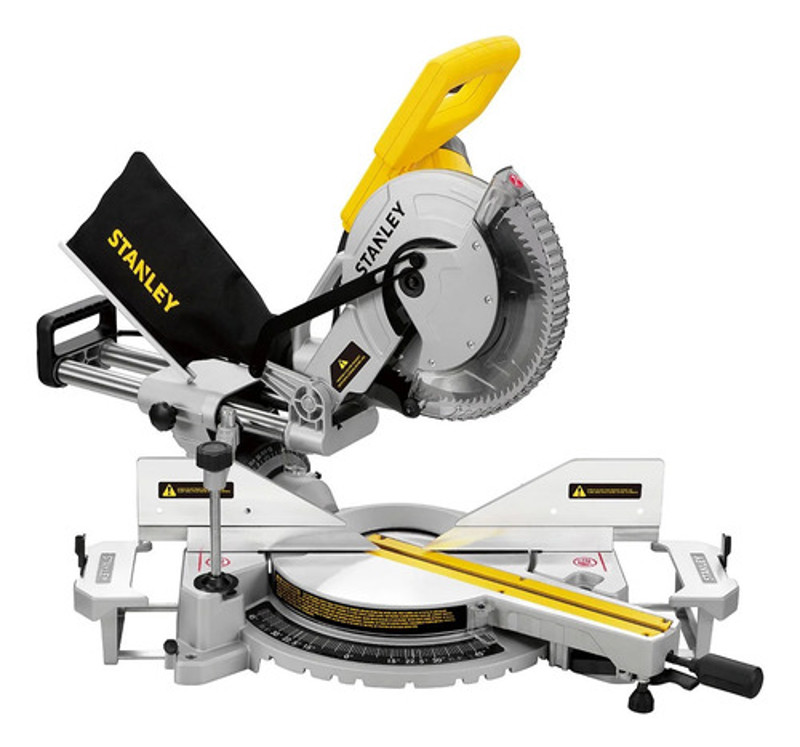 SERRA MEIA ESQUADRIA 10" COM 1800W E BRACO TELESCOPICO STANLEY - SM18-BR 127V