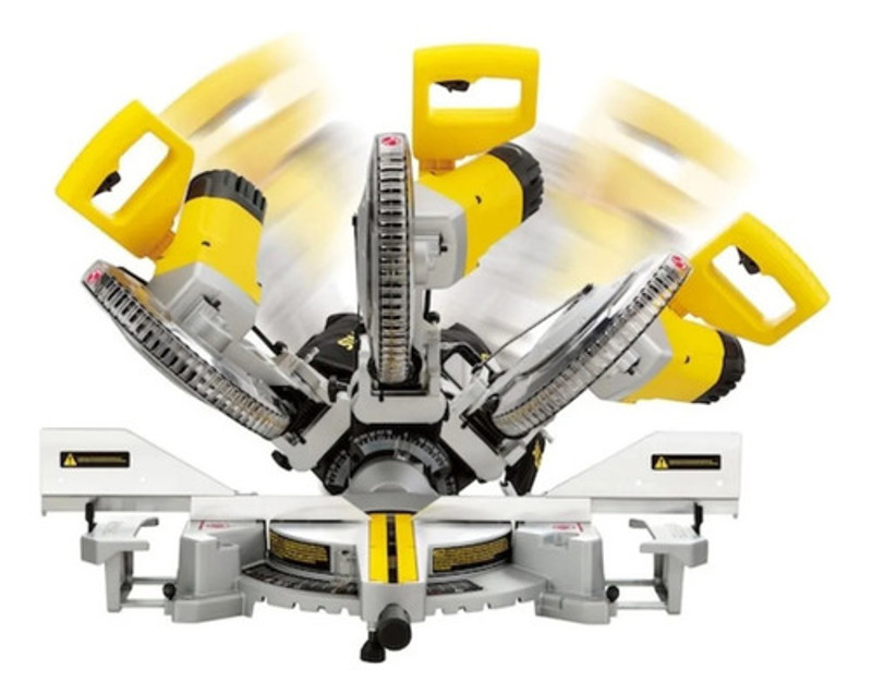 SERRA MEIA ESQUADRIA 10" COM 1800W E BRACO TELESCOPICO STANLEY - SM18-BR 127V