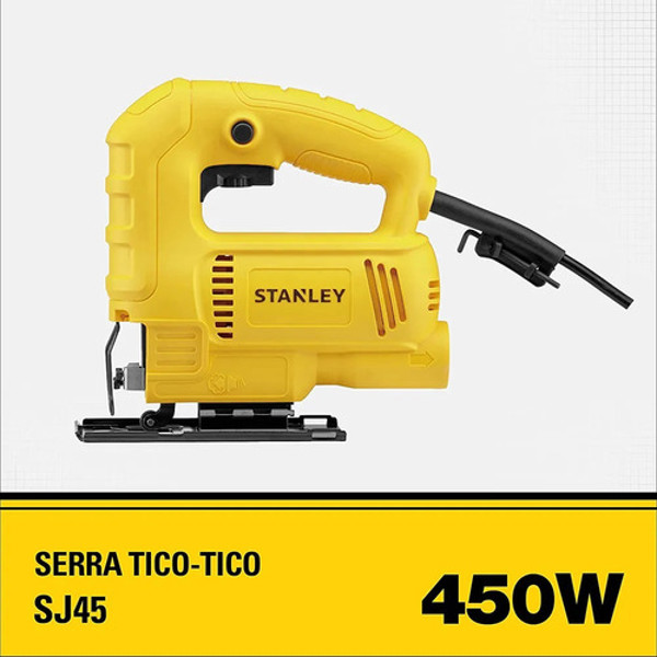 SERRA TICO TICO ELETRICA COM 450W STANLEY - SJ45-B2 220V