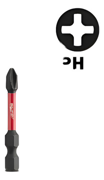 PONTA MILWAUKEE SIMPLES SHOCKWAVE PH2 COM 50MM - 48-32-4262