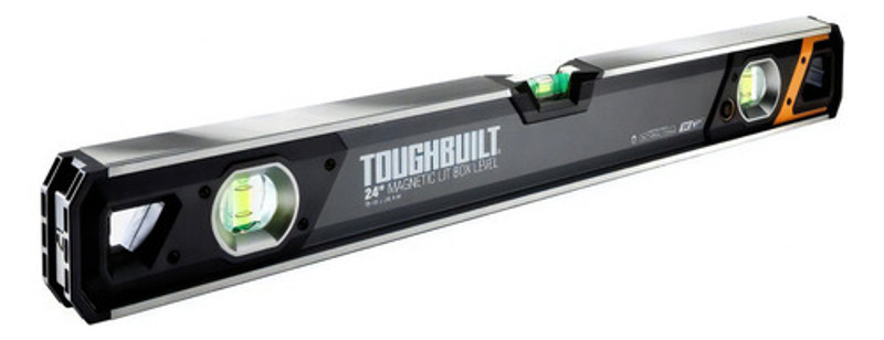 NIVEL 03 BOLHAS COM ILUMINACAO BASE MAGNETICA 24" 61CM TOUGHBUILT - TB-H2-L-24LH-M