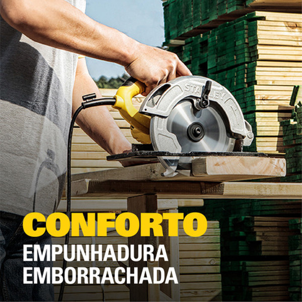 SERRA CIRCULAR 185MM COM 1600W STANLEY - SC16-B2 220V