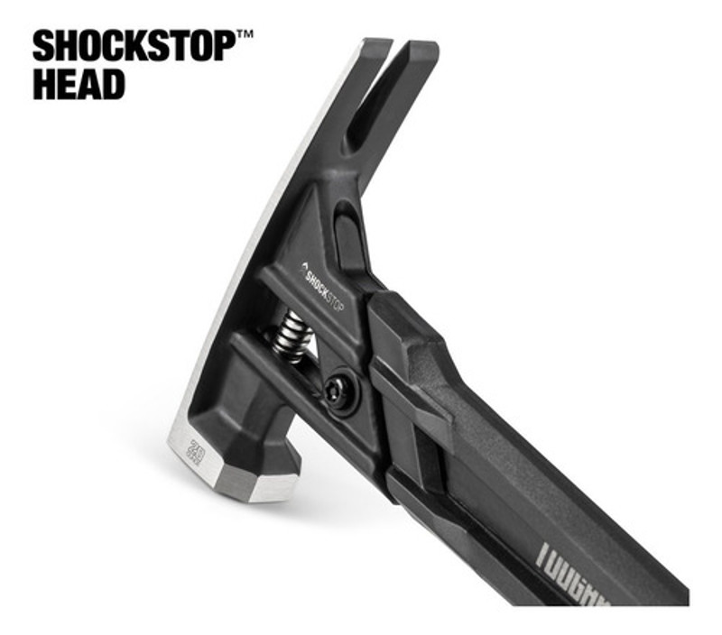 MARTELO ANTI VIBRACAO UNHA RETA PONTA MAGNETICA 567GR TOUGHBUILT - TB-H1-1SBR-S20