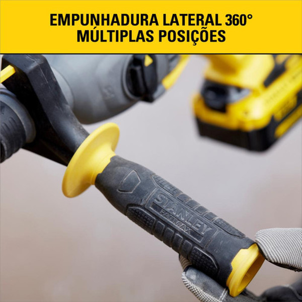 MARTELETE DE IMPACTO 2.0J BATERIA 20V STANLEY - SBH900B-B3