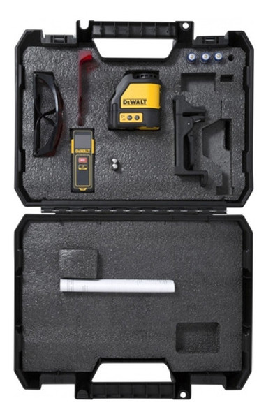 KIT NIVEL VERMELHO E TRENA LASER 15MTS COM MALETA DEWALT - DW0886K