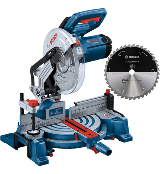 SERRA MEIA ESQUADRIA 10" COM 1750W GCM 254 BOSCH - 0601B520D 220V