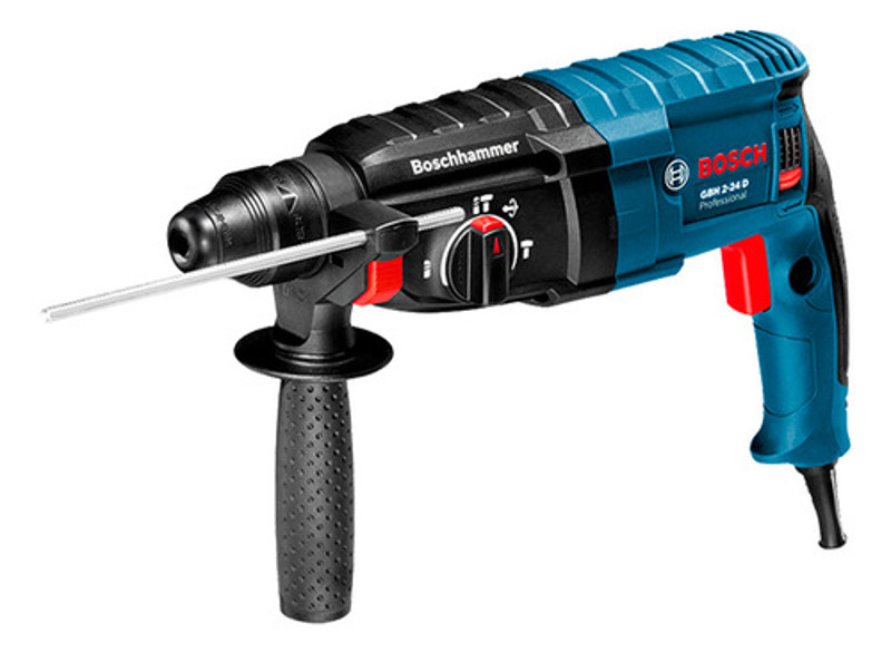MARTELETE DE IMPACTO COM 820W E MALETA BOSCH - GBH2-24D 0611.2A0.2E0 220V