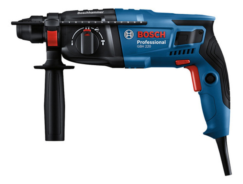 MARTELETE DE IMPACTO COM 720W E MALETA BOSCH - GBH220 - 0611.2A6.0E0 220V