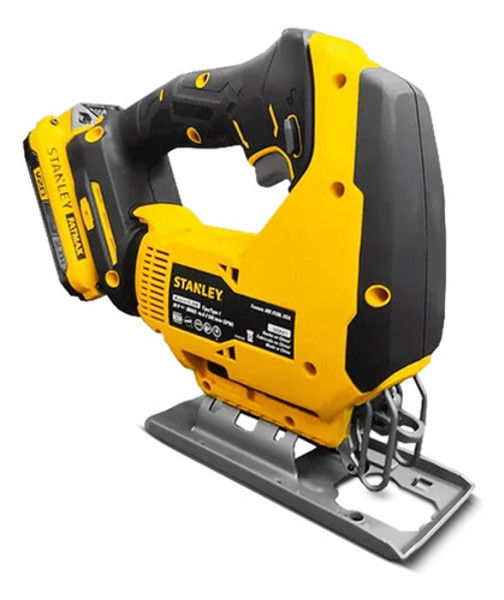 SERRA TICO TICO A BATERIA 20V COMPLETA COM MALETA STANLEY - SCJ600D1K-BR