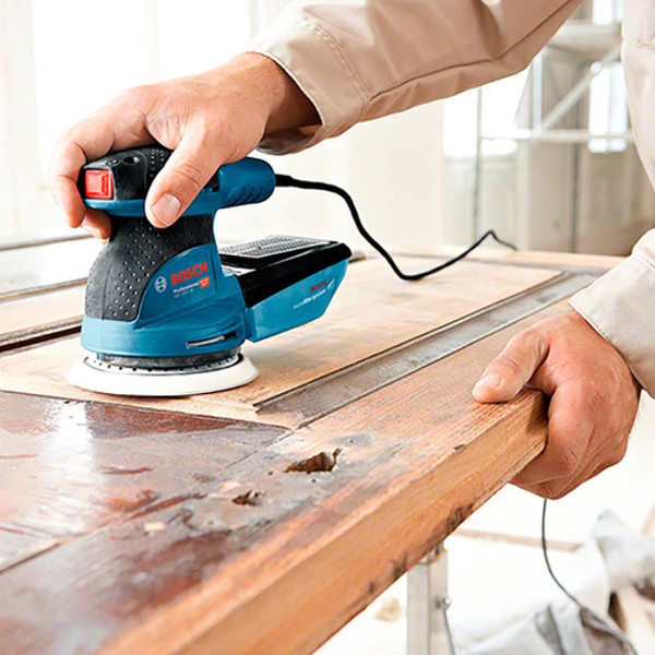 LIXADEIRA ORBITAL VELCRO COM 250W BOSCH - GEX125-1