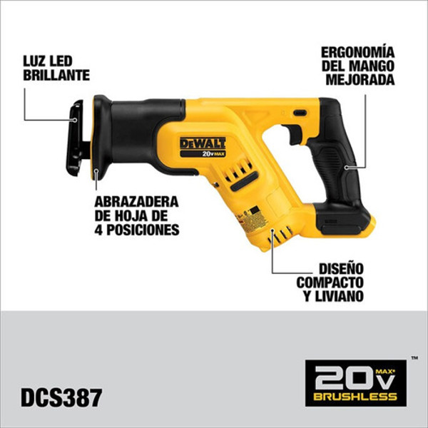 SERRA SABRE A BATERIA 20V DEWALT - DCS387B