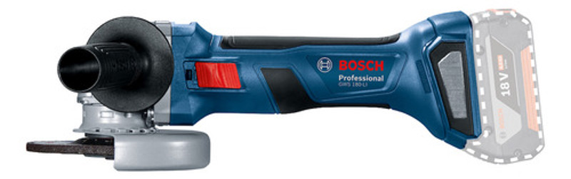 ESMERILHADEIRA ANGULAR 4.1/2'' BATERIA 18V BOSCH - GWS180-LI