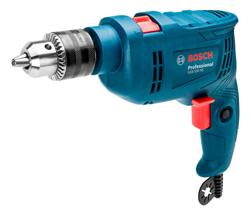FURADEIRA BOSCH DE IMPACTO 1/2'' - 13MM COM 550W - GSB 550 220V