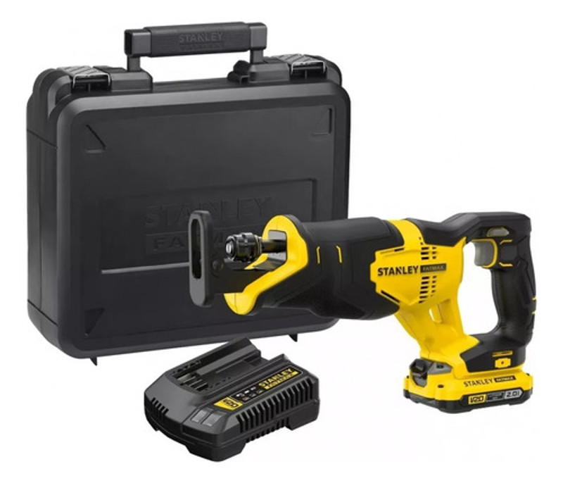 SERRA SABRE A BATERIA 20V COMPLETA COM MALETA STANLEY - SCR300D1K-BR