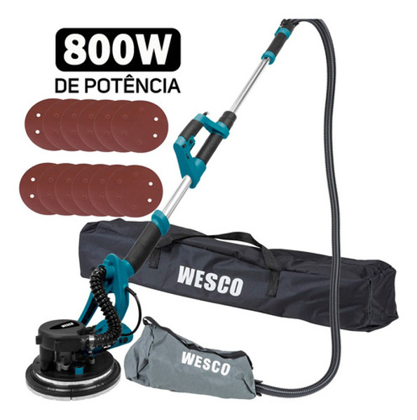 LIXADEIRA ORBITAL PARA PAREDE E TETO COM 800W WESCO - WS4463K
