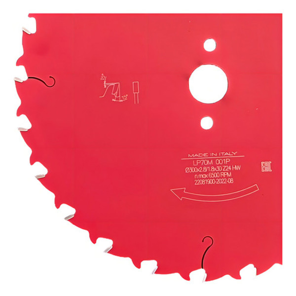 DISCO CORTE MADEIRA DE 300MM COM 24 DENTES FREUD - LP70ML001P