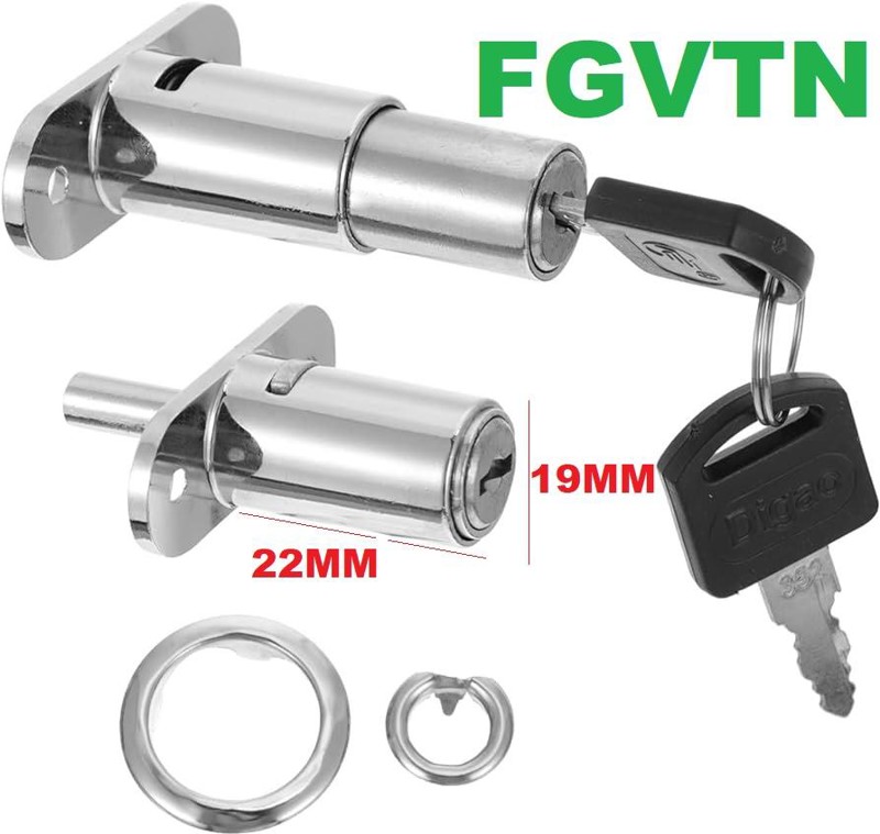 FECHADURA DE PRESSAO PORTA DE CORRER CANO CURTO DE 22MM FGVTN - 0088.421002