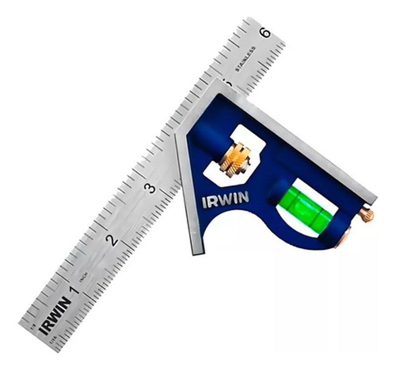 ESQUADRO INOX COM NIVEL 6" 152MM IRWIN - 1884634