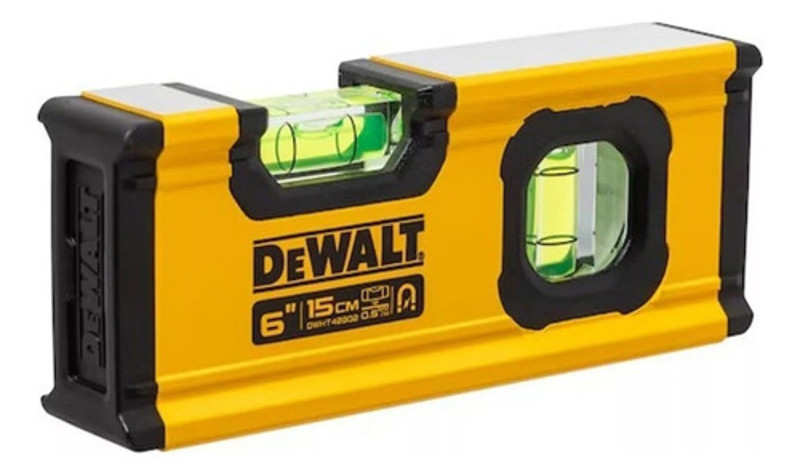 NIVEL 02 BOLHAS DE ALUMINIO 6" 15CM DEWALT - DWHT42802