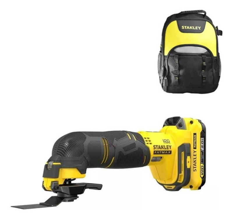 MULTIFERRAMENTA OSCILANTE BATERIA 20V COMPLETA COM MALETA STANLEY - SCT500D1K-BR