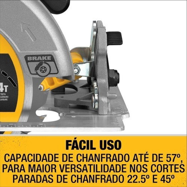 SERRA CIRCULAR 185MM A BATERIA 20V DEWALT - DCS570B-B3