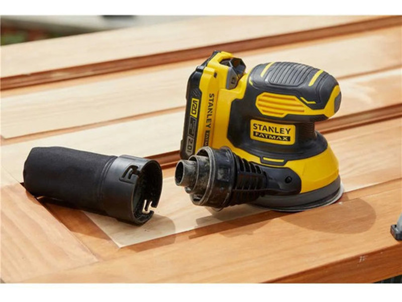 LIXADEIRA ORBITAL VELCRO A BATERIA 20V STANLEY - SCS220-B2