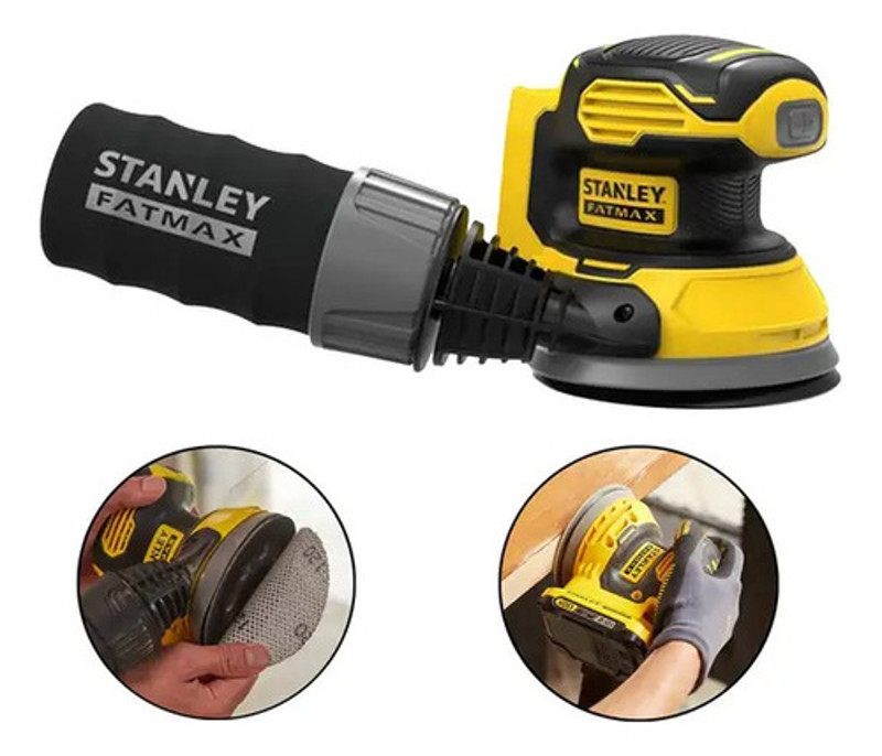 LIXADEIRA ORBITAL VELCRO A BATERIA 20V STANLEY - SCS220-B2