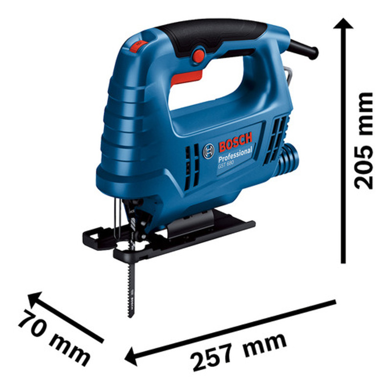 SERRA TICO TICO ELETRICA COM 500W BOSCH - GST680 127V 06015B40D