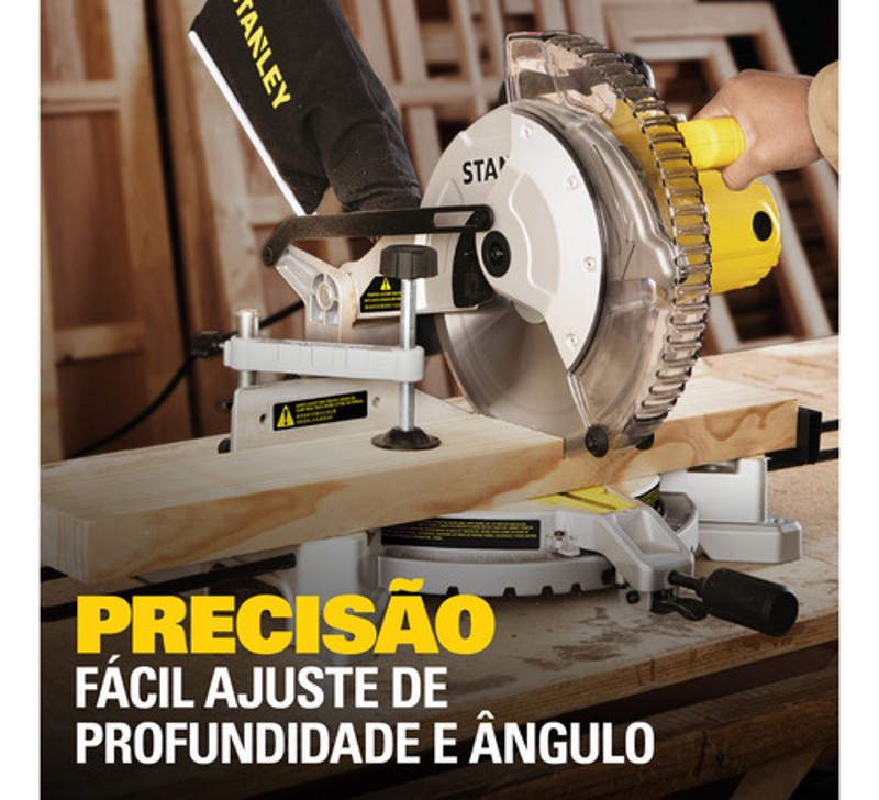 SERRA MEIA ESQUADRIA 10" COM 1650W STANLEY - SM-16B2 220V