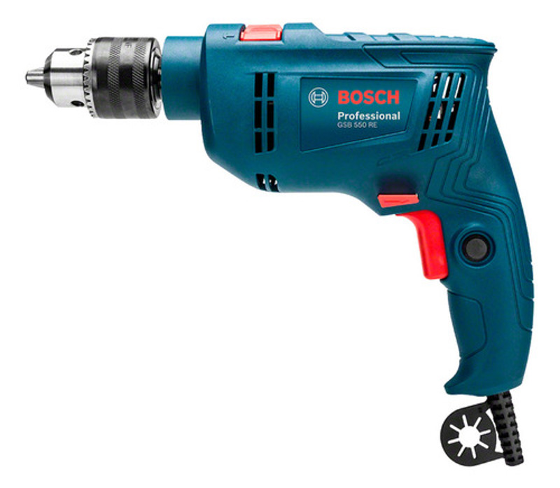 FURADEIRA BOSCH DE IMPACTO 1/2'' - 13MM COM 550W - GSB 550 220V